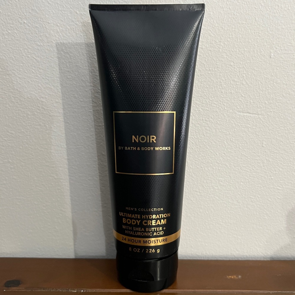 Bath & Body Works Noir Men Ultimate Hydration Body Cream 8 oz Cardamom Musk